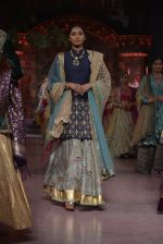Model walk the ramp for Anju Modi Show at Make in India show at Prince of Wales Musuem with latest Bridal Couture in Mumbai on 17th Feb 2016
